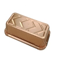 Barquette rectangulaire jetable en aluminium, petite, qualité alimentaire, 500 ml (170 oz), pour cuisson, économique