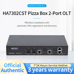 HiOSO HA7302CST ไม่มีโมดูล PON อุปกรณ์ไฟเบอร์ OLT 2PON โซลูชัน FTTx พอร์ตอัปลิงค์ 2 พอร์ต 1000M RJ45 มินิ OLT - Product Image 2