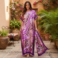 Produsen Langsung Produk Terlaris Lintas Negara Set Jubah Dashiki Afrika dan Kerudung Unisex Dewasa Bahan Poliester Kaftan Gaun Panjang