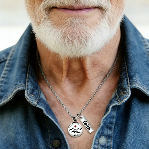 Collier minimaliste en acier inoxydable avec grain de moutarde, bijou inspiré de la montagne pour femme, résistant au ternissement - Product Image 1