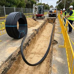 Microducto de Silicona PE100 para Cable de Fibra Óptica Subterráneo FTTH, Conducto de Telecomunicaciones - Product Image 1