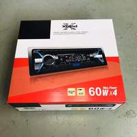Estéreo para Auto de Un Solo DIN con Reproductor de CD/DVD, Conexión USB y Tarjeta SD, Colocación en el Tablero, Compatible con MP3 y MP4