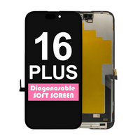 Écran OLED de remplacement diagnosticable HQESTARX pour 16 Plus 6,7 pouces avec luminosité de 400 cd+ et garantie d'un an