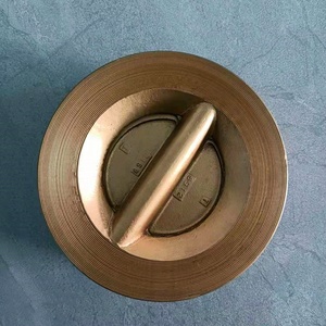 Ngang/Dọc Cài Đặt Brass C954 Chất Liệu Dn40-DN300 Pn16 Kép Tấm Không Trở Lại Một Cách Đúp Đĩa Kiểm Tra Van - Product Image 4