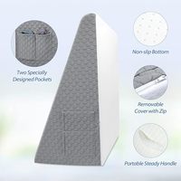 OEM Oreiller en mousse à mémoire de forme Triangle Wedge Design Tissu Matériau Soutien du cou Sommeil Acide Récupération du reflux Hôtels Soins postopératoires