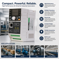 Convertisseur VFD à prix de gros, onduleur 0,75 kW 220 V monophasé vers 380 V triphasé, variateur de fréquence pour moteur AC et pompe à eau