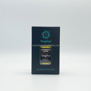 Boîte en carton personnalisée TY 3ml 1 pièce pour flacon de peptides avec fenêtre, doublure en éponge, lamination mate, inserts de support et étiquettes adhésives personnalisées - Product Image 6