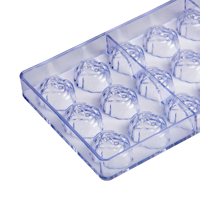 3D Kunststoff Schokoladen form Kürbis kopf Polycarbonat Form Molde de Poli carbonato Para Schokolade Backwerk zeuge