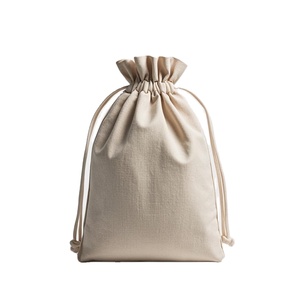 <span class=keywords><strong>Bolsa</strong></span> <span class=keywords><strong>de</strong></span> polvo con cordón <span class=keywords><strong>de</strong></span> <span class=keywords><strong>tela</strong></span> <span class=keywords><strong>de</strong></span> lona <span class=keywords><strong>de</strong></span> algodón <span class=keywords><strong>de</strong></span> muselina orgánica reciclada <span class=keywords><strong>Beige</strong></span> con logotipo impreso - Product Image 3