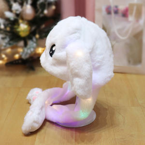 Airbag Oreilles de Lapin Chapeau Lumineux et Tremblant Filles Filet Rouge Cadeau <span class=keywords><strong>pour</strong></span> Scène Décontractée - Product Image 4