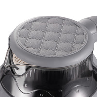 Nouveauté : Petits appareils électroménagers de cuisine, bouilloire électrique en verre de 2 L, 1500 W, ébullition rapide, arrêt automatique