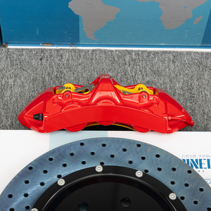 أنظمة فرامل السيارات، مكابح قرصية بـ 6 مكابس، طقم فرامل كبير بـ 6 أسطوانات لسيارات بي إم دبليو وشيفروليه وفولكس فاجن وأودي وسوبارو وهوندا - Product Image 5