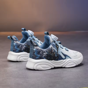 รองเท้าวิ่งเด็กแบบสวมใส่สบายสำหรับกิจกรรมกลางแจ้ง รองเท้าลำลองดีไซน์เนอร์ รองเท้าผ้าใบแฟชั่นสำหรับเด็ก รองเท้าวิ่งเดินสไตล์ลำลอง - Product Image 6