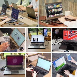 Moniteur portable CrowView Note 14 pouces, pour connexion téléphone-ordinateur, Type-C multifonction, compatible SBC/Mini PC/PC/Console de <span class=keywords><strong>jeu</strong></span> - Clavier anglais - Prise US - Product Image 6