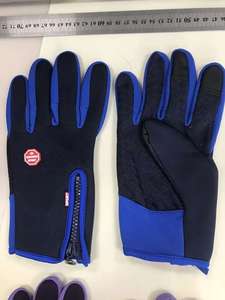 Guantes de Ciclismo de Invierno Unisex de Algodón y Poliéster con Pantalla Táctil, Resistentes al Viento, Deportivos, con Forro de Terciopelo para Esquí de Montaña - Product Image 4