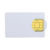 Tarjeta de Control de Acceso RFID J3R180 J3R150 de 13.56 MHz, Material PVC, Blanca, con Chip de Contacto