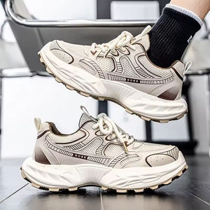 Nouvelles chaussures de course montantes printemps 2026 légères et intemporelles pour hommes, chaussures de sport décontractées à semelles souples - Product Image 6