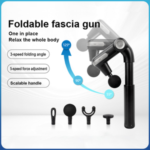 2025 nouveau pistolet de Massage portable électrique physiothérapie dos corps <span class=keywords><strong>Faciai</strong></span> battre pliant Massage marteau ciblé corps du visage - Product Image 2