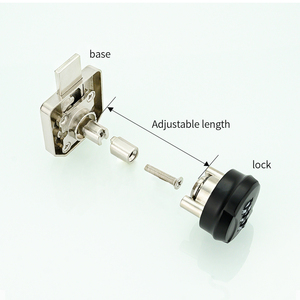 Chất lượng cao Ba chữ số kết hợp khóa, Keyless được xây dựng trong lưu trữ Tủ ngăn kéo khóa, thích hợp cho cửa tủ gỗ rắn - Product Image 4
