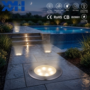 Luz LED Subterránea Duradera <span class=keywords><strong>de</strong></span> Acero Inoxidable SS304: Lámpara Empotrada IP68 con Control DMX512 para Proyectos <span class=keywords><strong>de</strong></span> Paisajismo Arquitectónico y Plazas - Product Image 1