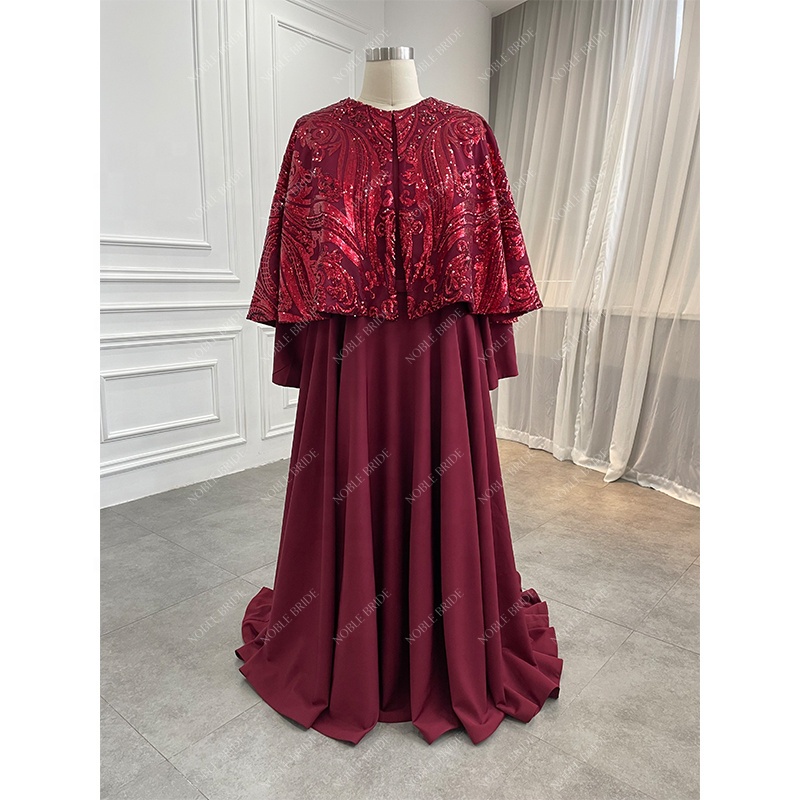 Modest Maroon Dress for Wedding | Elegant & Breathable Modest Maroon Dress for Wedding | Elegant & Breathable