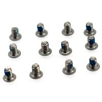 Vis de remplacement pour ordinateur portable, vis de base de boîtier inférieur, vis Torx T5 argentées M2x3mm