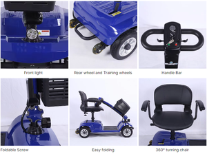 Scooter Eléctrico Inteligente de Cuatro Ruedas para Adultos, Andador Plegable Pequeño para Personas Mayores y Discapacitados - Product Image 6