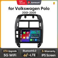 Radio para Auto Junsun con Carplay y Android Auto para VW Volkswagen POLO 2001-2009, Reproductor de DVD para Auto, Estéreo para VW Volkswagen POLO