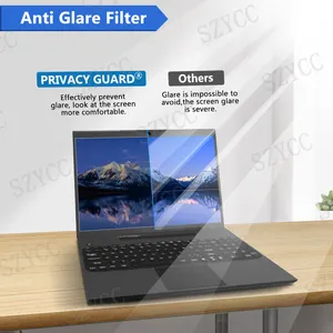 360 graus 4 maneira Anti Spy Film Privacidade Filtro Laptop removível Privacidade Tela Filtro para 14 polegadas