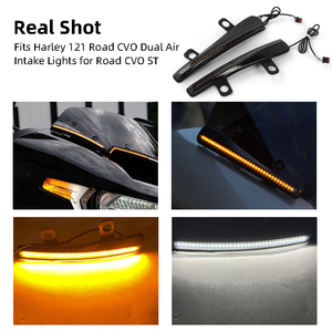 ไฟ LED ติดกระจกหน้ารถ ไฟวิ่งกลางวัน ไฟเลี้ยว สำหรับ Harley CVO Road Glide ST 121 - Product Image 3