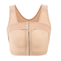 Soutien-gorge sculptant sans couture pour femme avec bande stabilisatrice de poitrine et contrôle du gras sous les aisselles