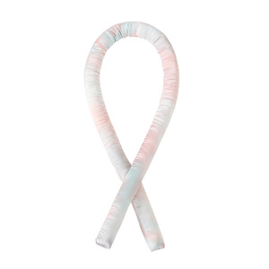 <b>Tie</b> Dye Lazy Hair Curler U Shape Heatless Cotton Hair Bun Maker For Heat Free Styling - Product Image 5