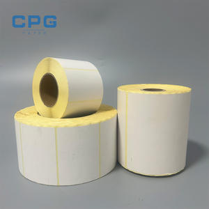 Etiqueta Térmica Directa de 4x6 Pulgadas (100x150mm) y 120gsm, Suministro Directo de Fábrica, Adhesivo Fuerte, Etiqueta Térmica en Rollo Continuo para Comercio Electrónico - Product Image 1