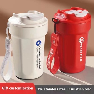 Classic Diamond Octagonal Stainless Steel Tumbler Enterprise Logo Vacuum Coffee <strong>for</strong> Coke Thermos <strong>Cup</strong> <strong>for</strong> <strong>Work</strong> or Activity Gift - Product Image 2