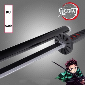 Demon Slayer Katana Safe PU วัสดุของเล่น,ดาบอ่อนคอสเพลย์การ์ตูนอะนิเมะญี่ปุ่น Kamado <span class=keywords><strong>Tanjirou</strong></span> - Product Image 4