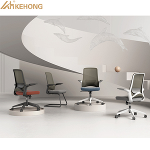 Chaise de bureau de formation <span class=keywords><strong>KOHO</strong></span> Design, chaise en maille, chaise pivotante de haute qualité, chaise en tissu et en maille pour le personnel de bureau, contemporaine et pivotante - Product Image 5