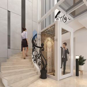 Elevador ev asansör asansör eski tekerlekli sandalye için açık eğimli <span class=keywords><strong>Platform</strong></span> asansör merdiven ev için - Product Image 2