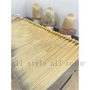 Perruque bandeau de couleur naturelle sans colle non traitée Texture personnalisée <span class=keywords><strong>Afro</strong></span> Kinky Curly perruque bandeau aligné sur les cuticules - Product Image 6