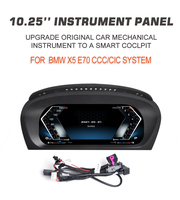 Panel de Instrumentos Digital de 10.25 Pulgadas para BMW X5 E70 X6 E71 2009-2013, Cabina Virtual, Velocímetro LCD Completo, Plug and Play