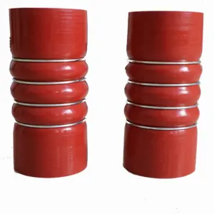 High pressure High temperature flexible turbo hose pipe intercooler truck steel wire reinforced silicone rubber hoses products