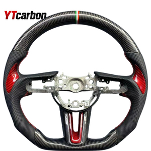 Volante de Fibra de Carbono Forjado con Cuero Perforado Negro Personalizado YTcarbon para <span class=keywords><strong>Mazda</strong></span> 3 CX-30 CX30 CX-<span class=keywords><strong>50</strong></span> <span class=keywords><strong>MX</strong></span>-30 MX30 2020-2025 - Product Image 6