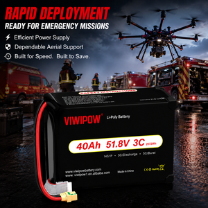 Batterie lithium semi-solide VIWIPOW 350 Wh/kg, 40 Ah, 18S, 66,6 V, vente directe usine, pour drone, prise en charge de la personnalisation OEM - Product Image 5