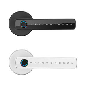 Tuya Smart Anti-Theft Waterproof Door <strong>Lock</strong> Electronic Biometric Fingerprint Door Handle Split Digital Keyless <strong>Lock</strong> for Bedroom - Product Image 1