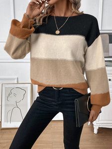 Maglione da Donna Casual <span class=keywords><strong>a</strong></span> Maniche Lunghe <span class=keywords><strong>con</strong></span> Collo Tondo, Tinta Unita, Anti-Pilling, in Poliestere/Cotone, per Tutte le Stagioni - Product Image 1