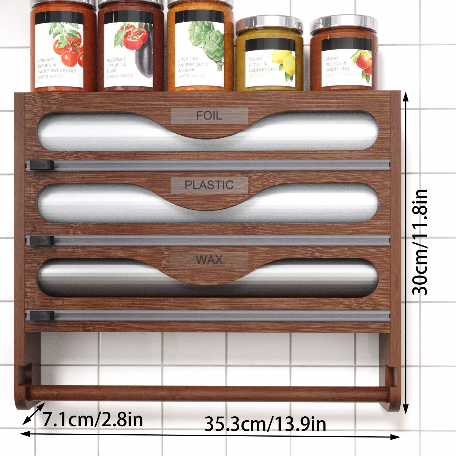 Cutter 008 three-section brown