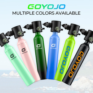 GOYOJO Mini Bouteille de Plongée 0.5L 3000PSI Cylindre de Plongée Portable Bouteille Pony pour la Plongée avec Tuba Appareil Respiratoire Sous-Marin - Product Image 1