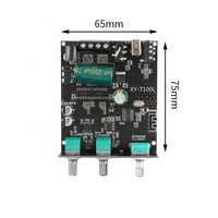 XY-T100H XY-T100L 100W x 2 BT 5.0 avec module de carte d'amplificateur numérique stéréo à réglage des basses hautes et basses avant