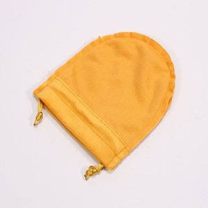 High Quality Custom Luxury Velvet Jewelry Pouch Drawstring Closure Dustproof <b>Recyclable</b> Screen Printed for Rings Watches - Product Image 6
