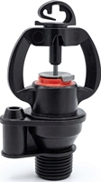 Micro-asperseur à compensation de pression 100 L/h, filetage NPT mâle 1/2 pouce, anti-colmatage, rétractable, pour irrigation