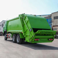 Camions à ordures automatisés lourds HOWO 18 tonnes à vendre en Chine